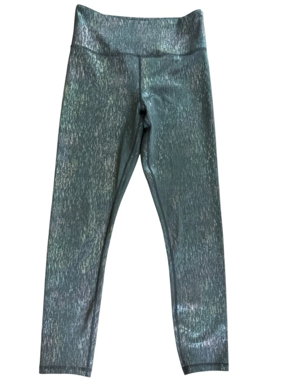 Zyia Black Vertical Mirage Light n Tight Hi-rise 25” Inseam Women’s Size 6-8